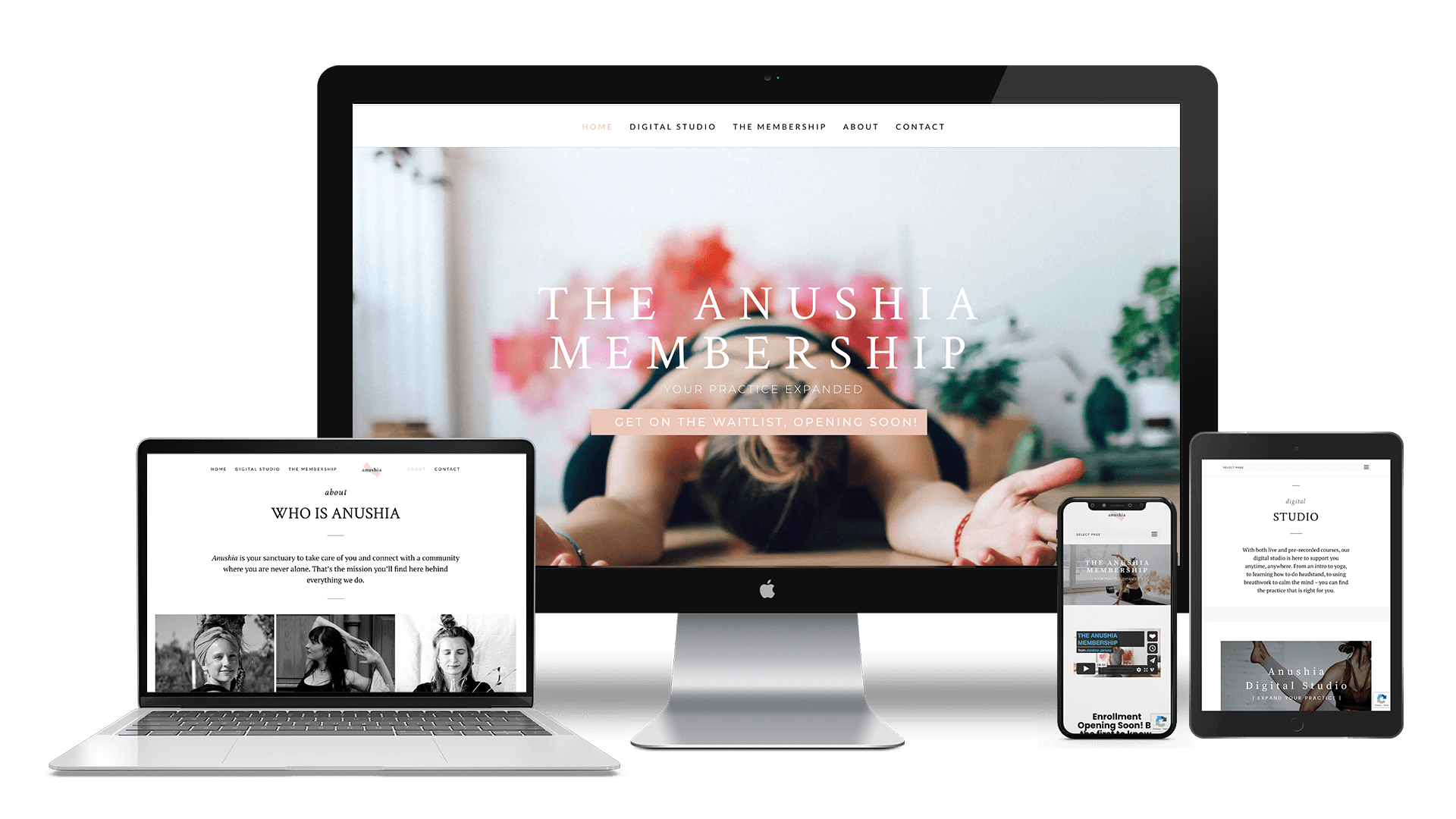 Anushia Website Design By Kozlo Digital