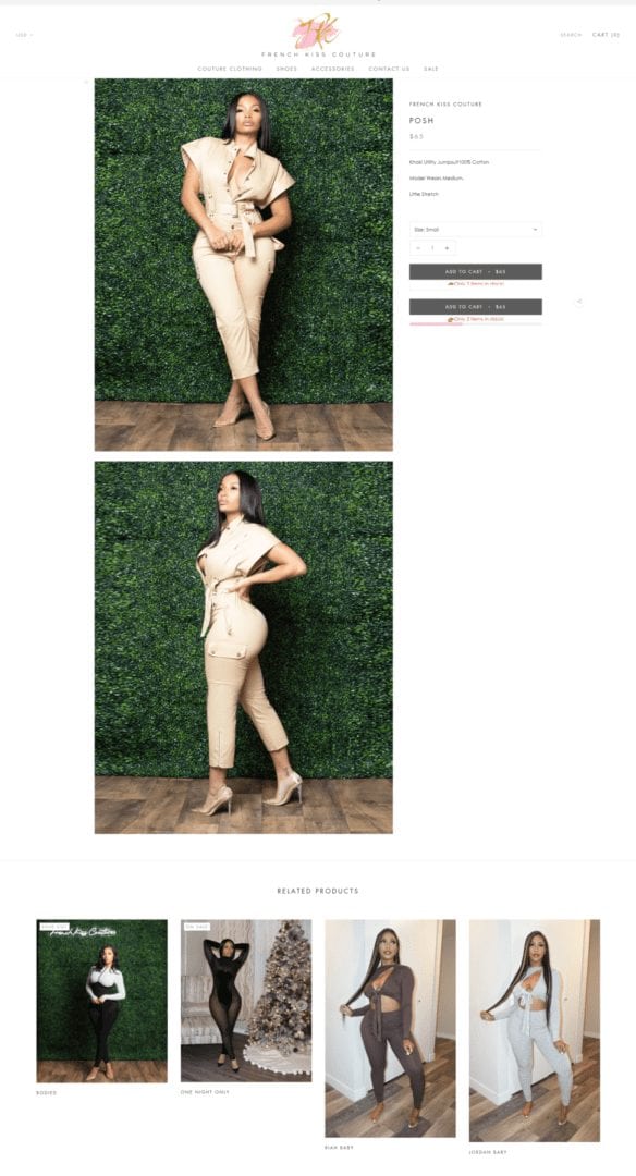 French Kiss Couture Product Page Mytitanconstruction.com Roofing Page